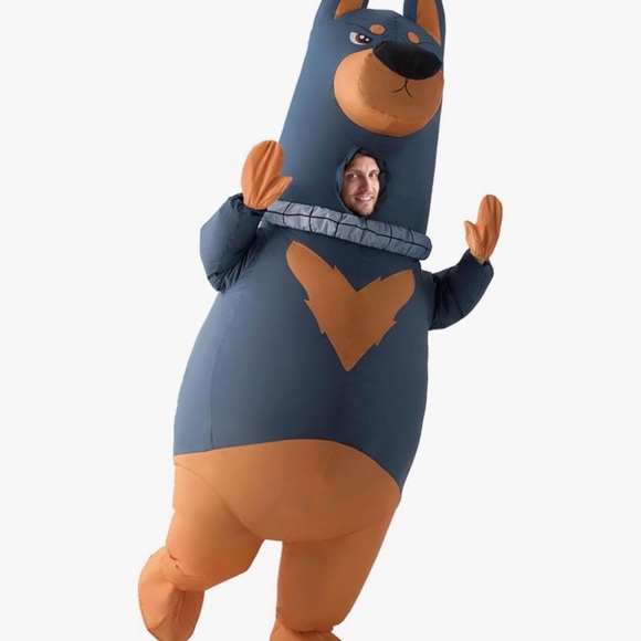 Full Body Doberman Inflatable Costume. Adult (67-75 in). - Picture 7 of 7